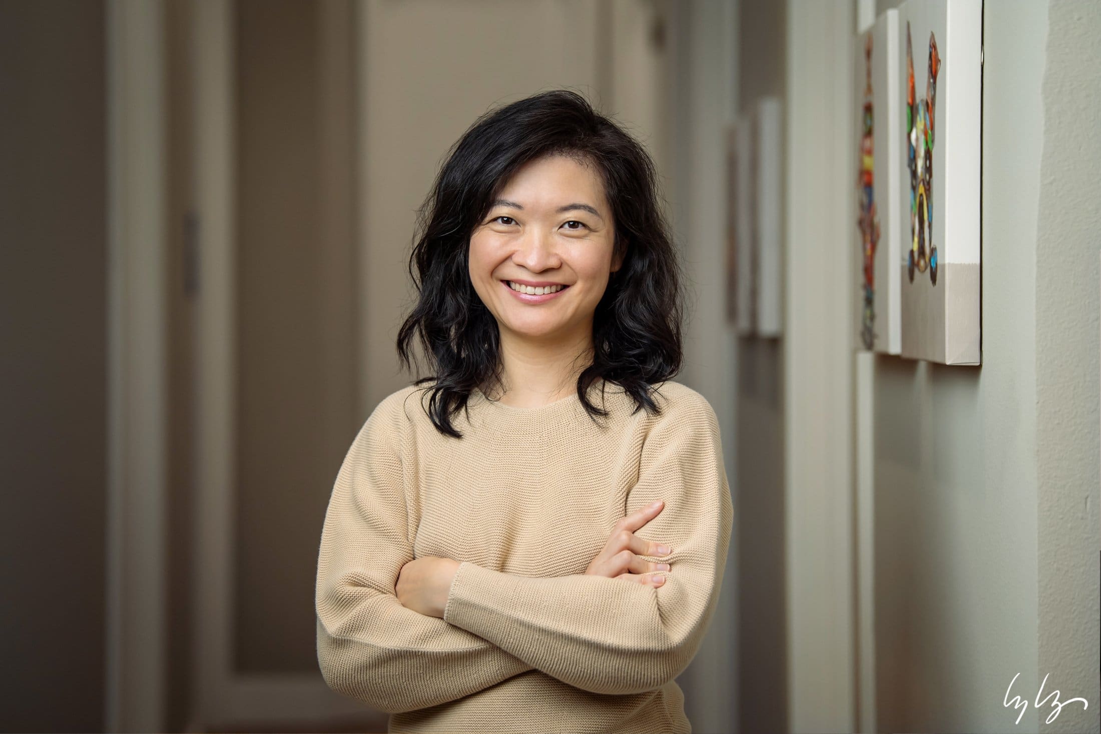 Jennie Chung Doctor Jennie Chung smiling in her office